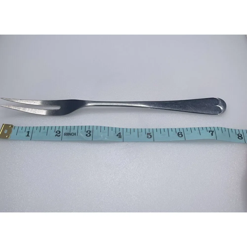 Vintage Sipelia Stainless 7.5” Carving Fork Flatware Stainless‎ Nickel England